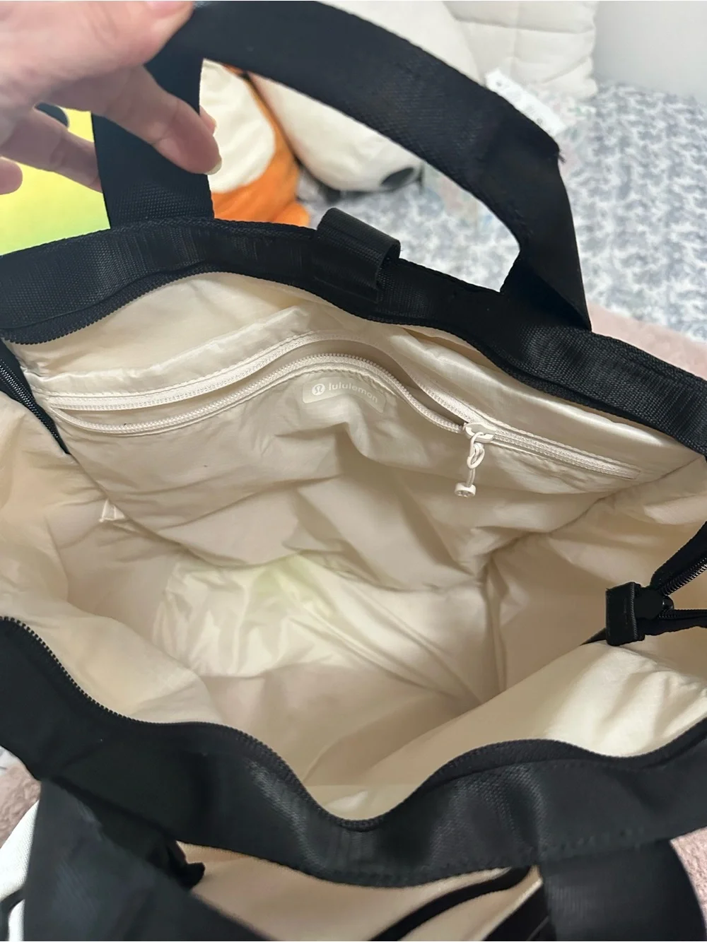 lululemon athletica White Athletic Racket Bag DESIGNED FOR TENNIS